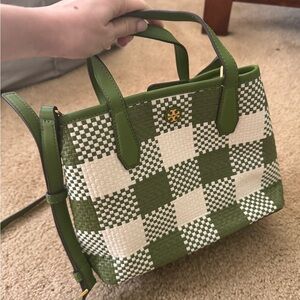 Tory Burch straw purse